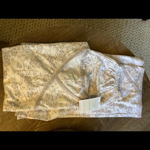 Garnet Hill Green Cotton Asian Wrap Pajamas